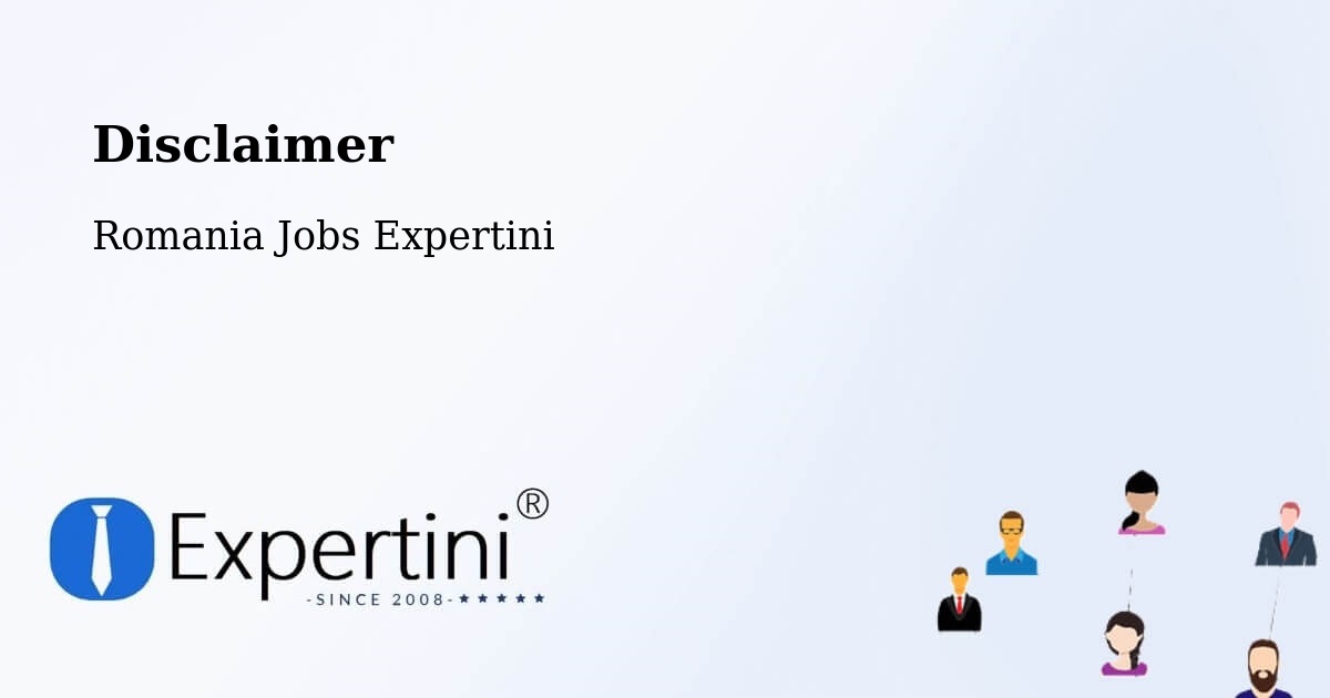 Disclaimer – Comuna Laslea - Romania Jobs Expertini